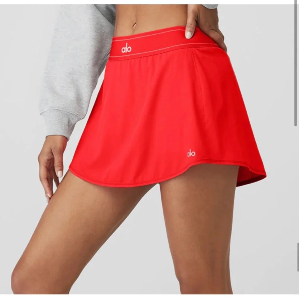 ALO Yoga | Skirts | Iso Red Alo Yoga Match Point Tennis Skirt Xs